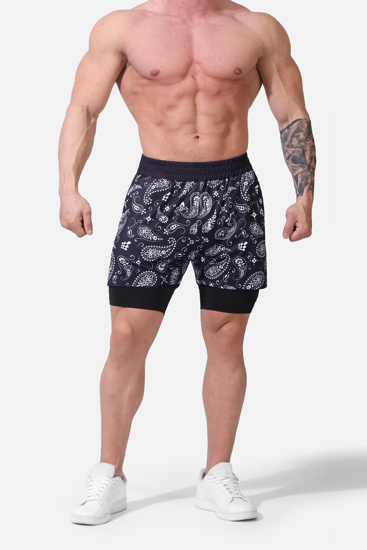 Pro 2-in-1 Active 7" Training Shorts - Paisley