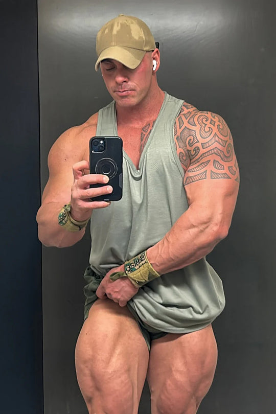 Vital Raw-Hem Tank Top 2.0 - Gray