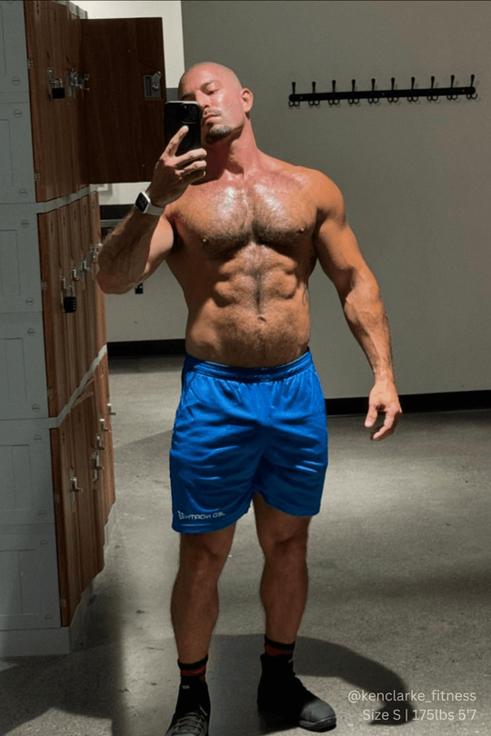 Jersey Mesh 7.5" Gym Shorts - Blue