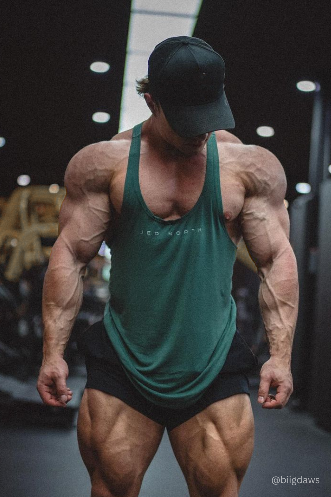 Classic Bodybuilding Racerback Stringer - Sea Green