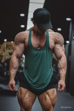 Classic Bodybuilding Racerback Stringer - Sea Green