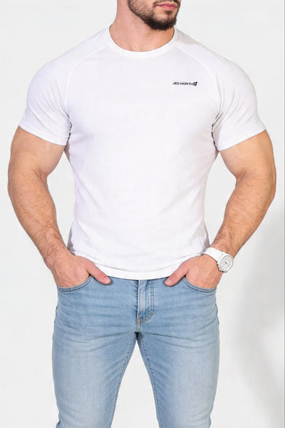 Titan 2.0 Muscle-Fit T-Shirt - White – Jed North