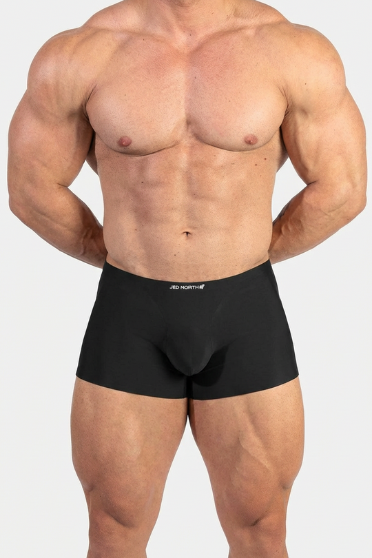 Men's Seamless Muscle-Fit Boxers 2-Pack - Black & Olive