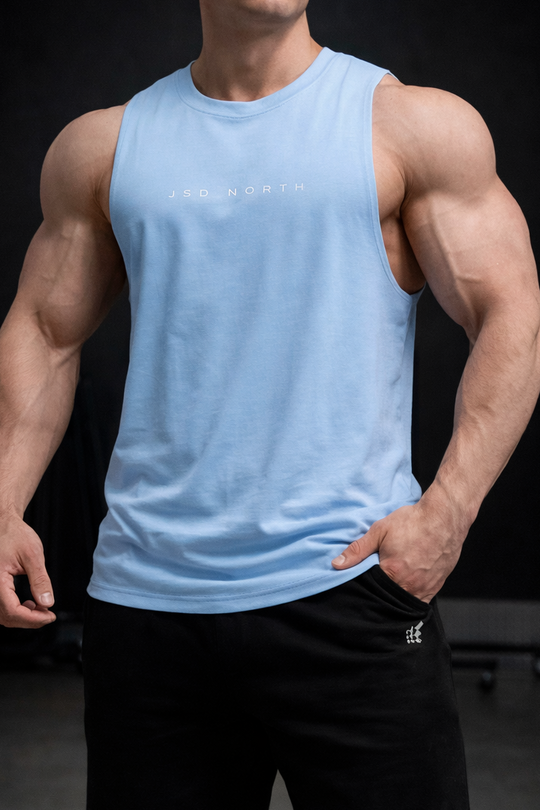 Apollo Men's Sleeveless Training Tee - Blue