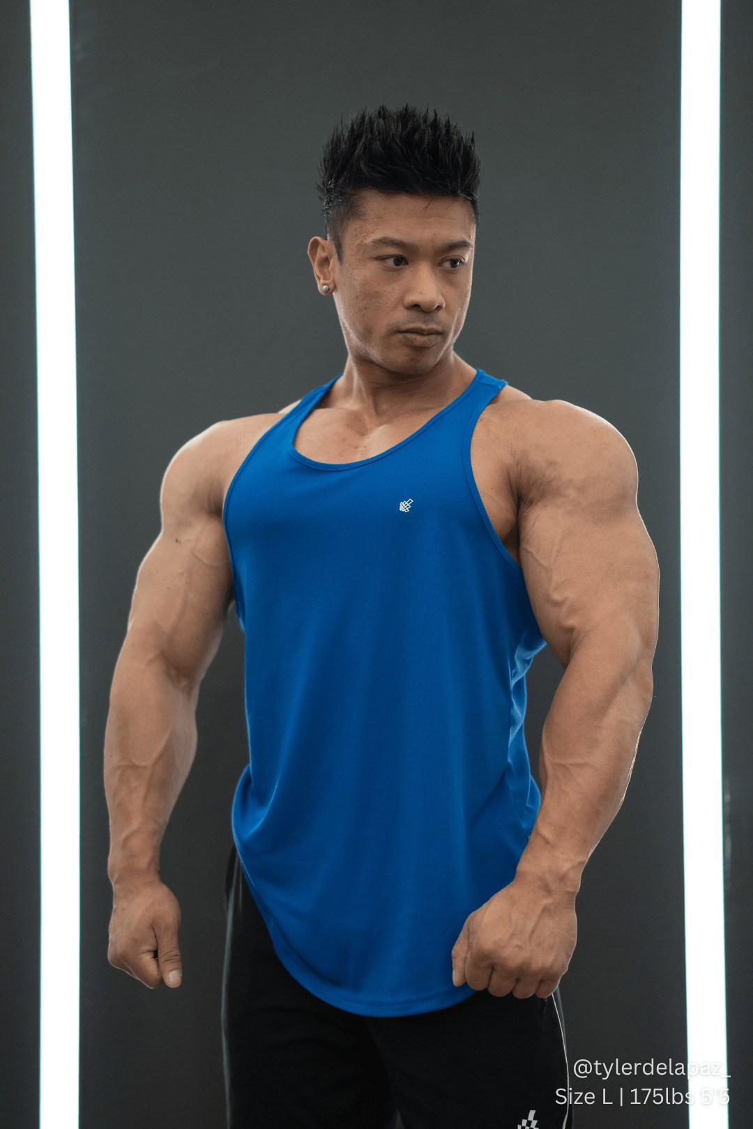 Fast Dry Bodybuilding Workout Stringer Royal Blue