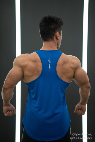 Fast-Dry Bodybuilding Workout Stringer - Royal Blue