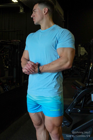 Agile Short Sleeve Training Tee - Arctic Blue