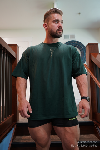 Energy Oversized T-Shirt - Forest Green