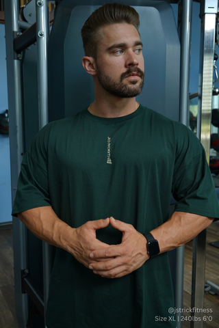 Energy Oversized T-Shirt - Forest Green