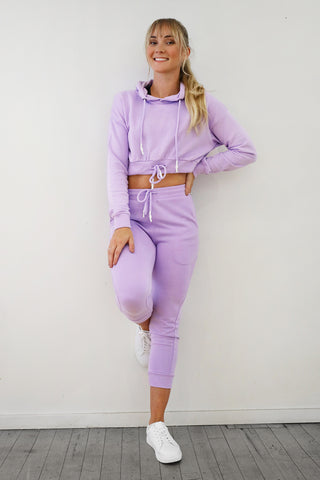 Wild Dreams Stretchy Lounge Joggers - Purple