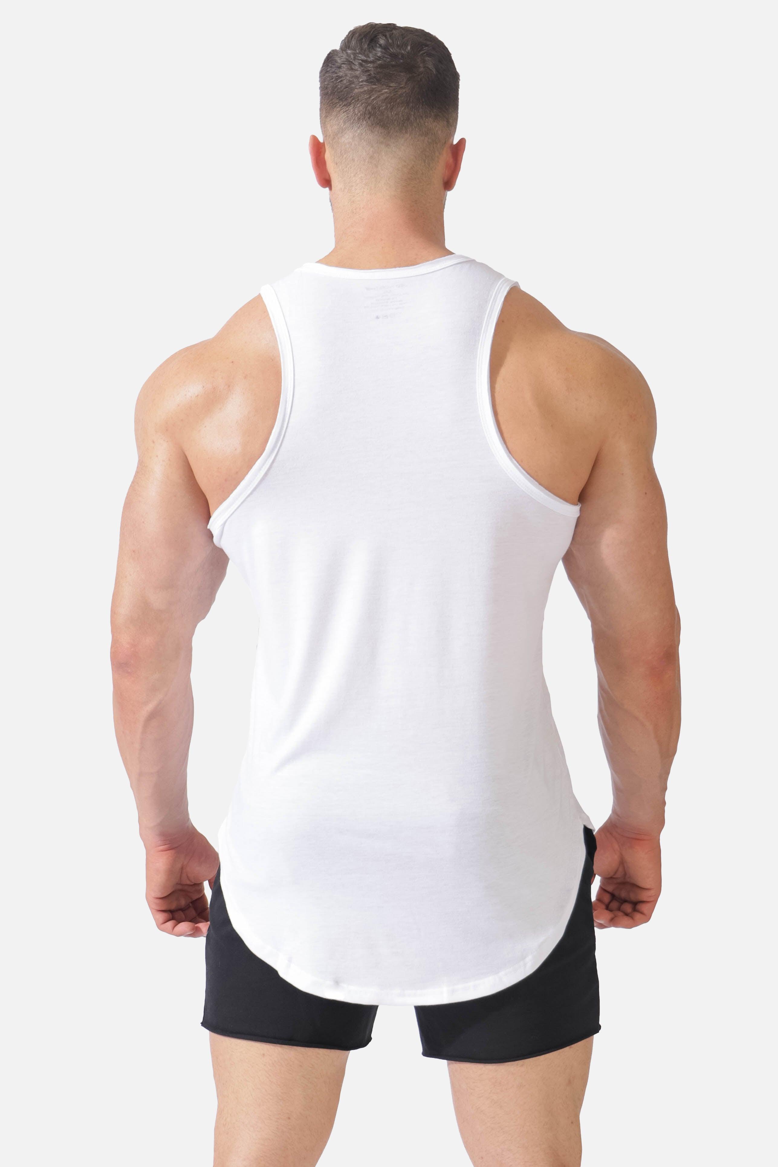 Vital Raw-Hem Tank Top - White - Jed North