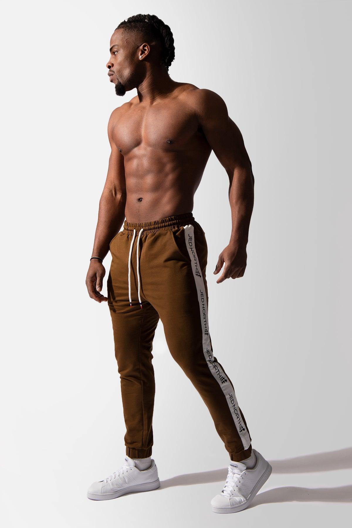 Old School Joggers - Brown - Jed North