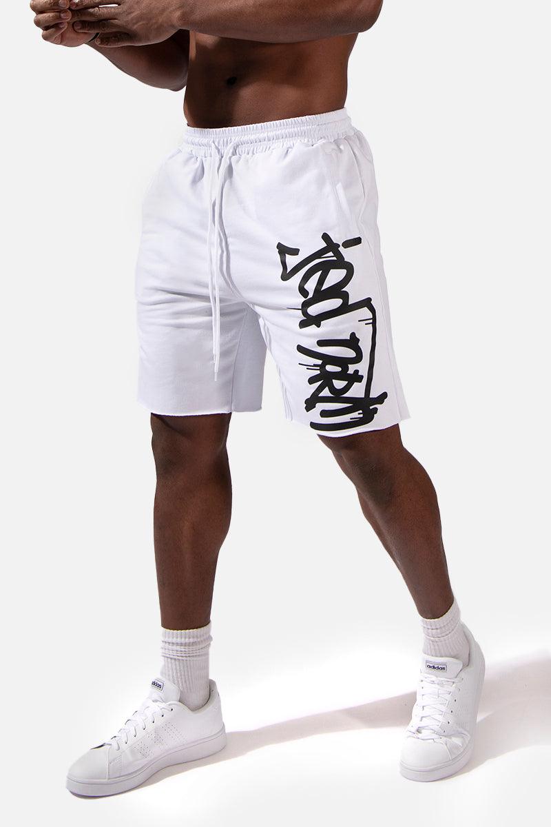 Vandal Sweat Shorts - White - Jed North
