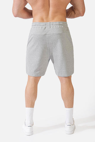Hero Mid-Length Sweat Shorts - Gray - Jed North