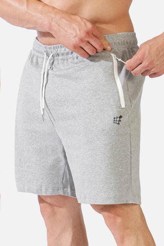 Hero Mid-Length Sweat Shorts - Gray - Jed North