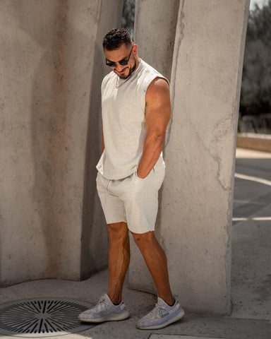 Amplify Casual Muscle Tee - Gray - Jed North