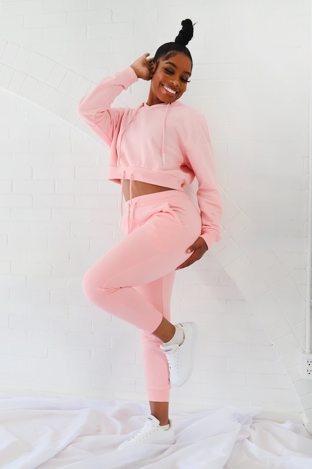 Wild Dreams Stretchy Lounge Joggers - Pink