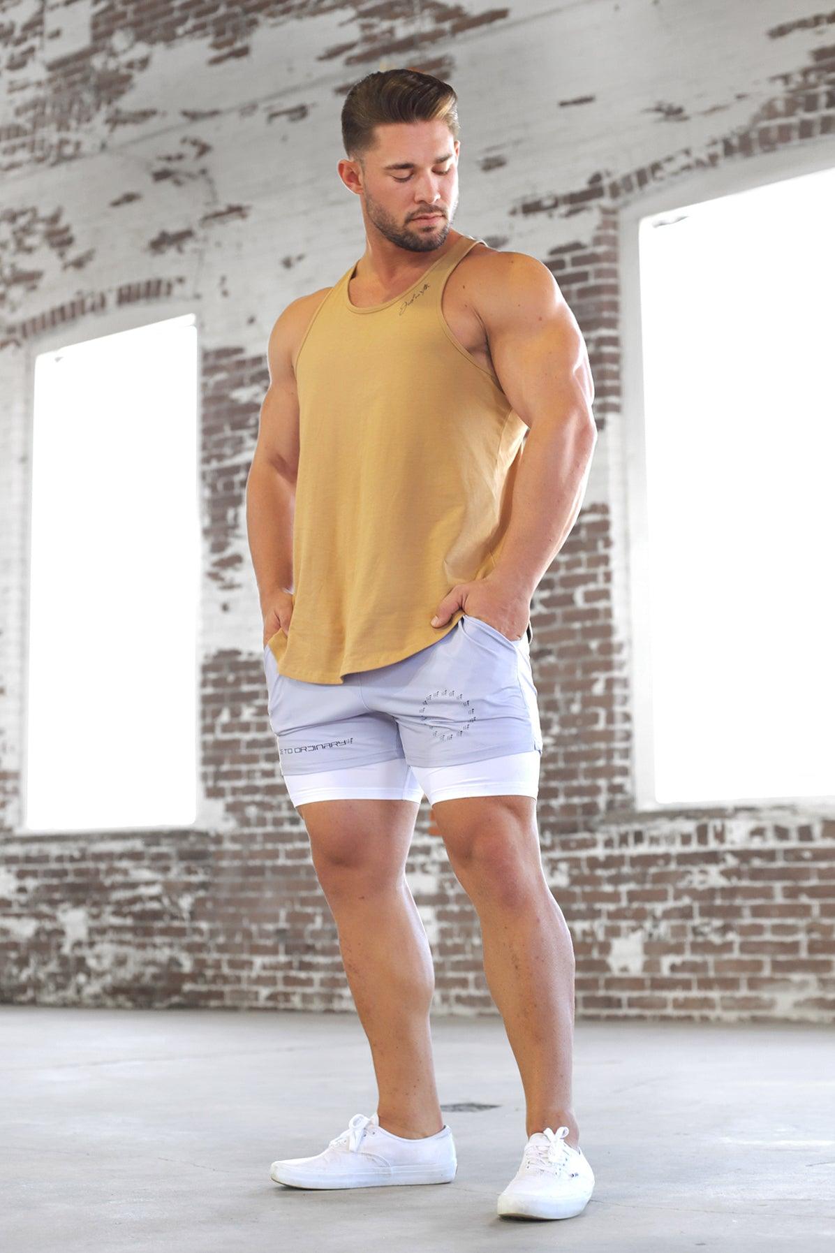 Signature Logo Training Stringer - Khaki - Jed North