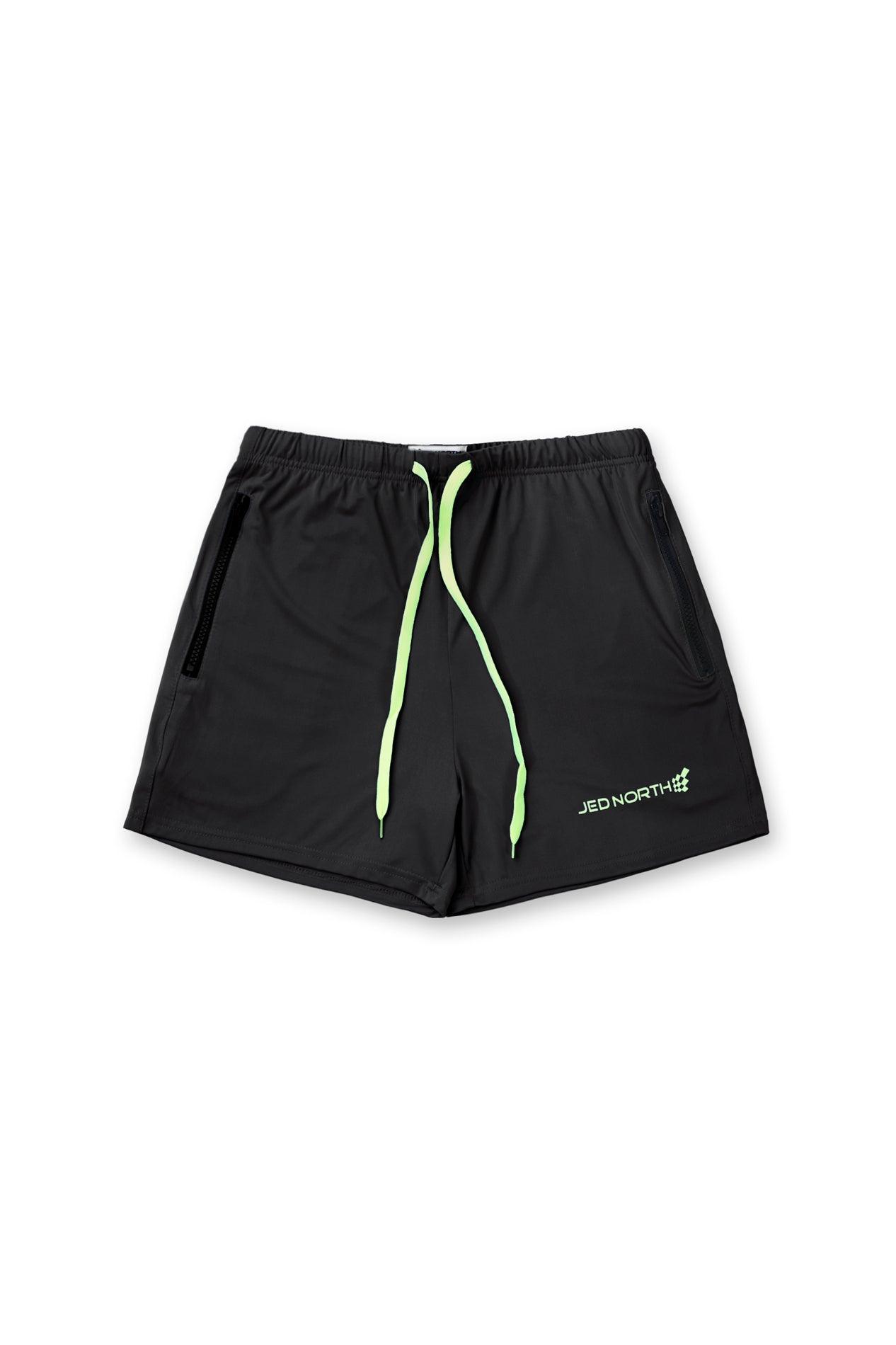 Agile Bodybuilding 4'' Shorts w Zipper Pockets - Black – Jed North