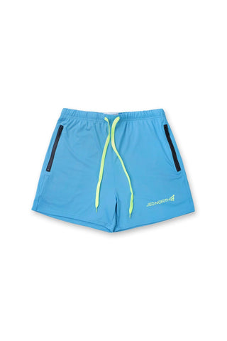 Agile Bodybuilding 4'' Shorts w Zipper Pockets - Navy Blue – Jed North