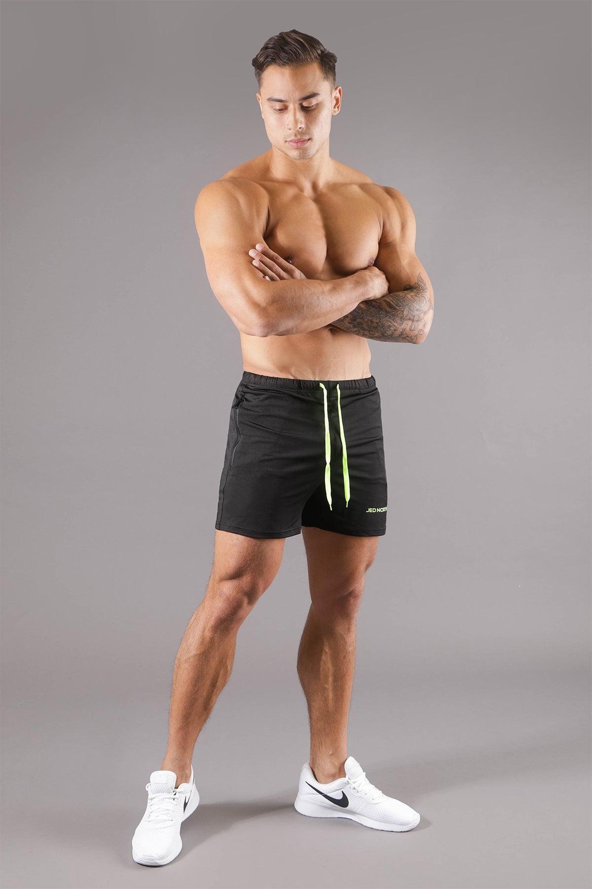 Buy ECHT Force Knit Shorts Black Training Sports Fitness Active Wear  Bodybuilding (Large) at