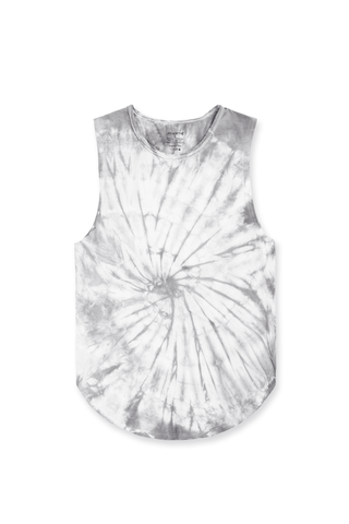 Luxe Flex Training Muscle Tee - Vintage Washed Gray - Jed North