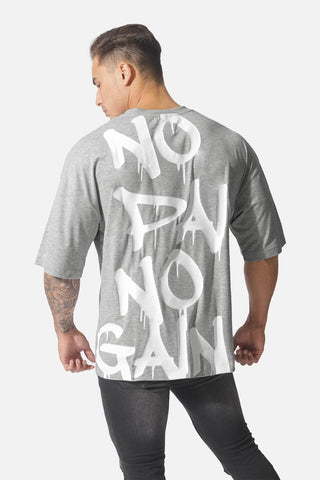 Casual T-shirts for Men | Bodybuilding & Fitness Gym Wear | Jed North S / Gray