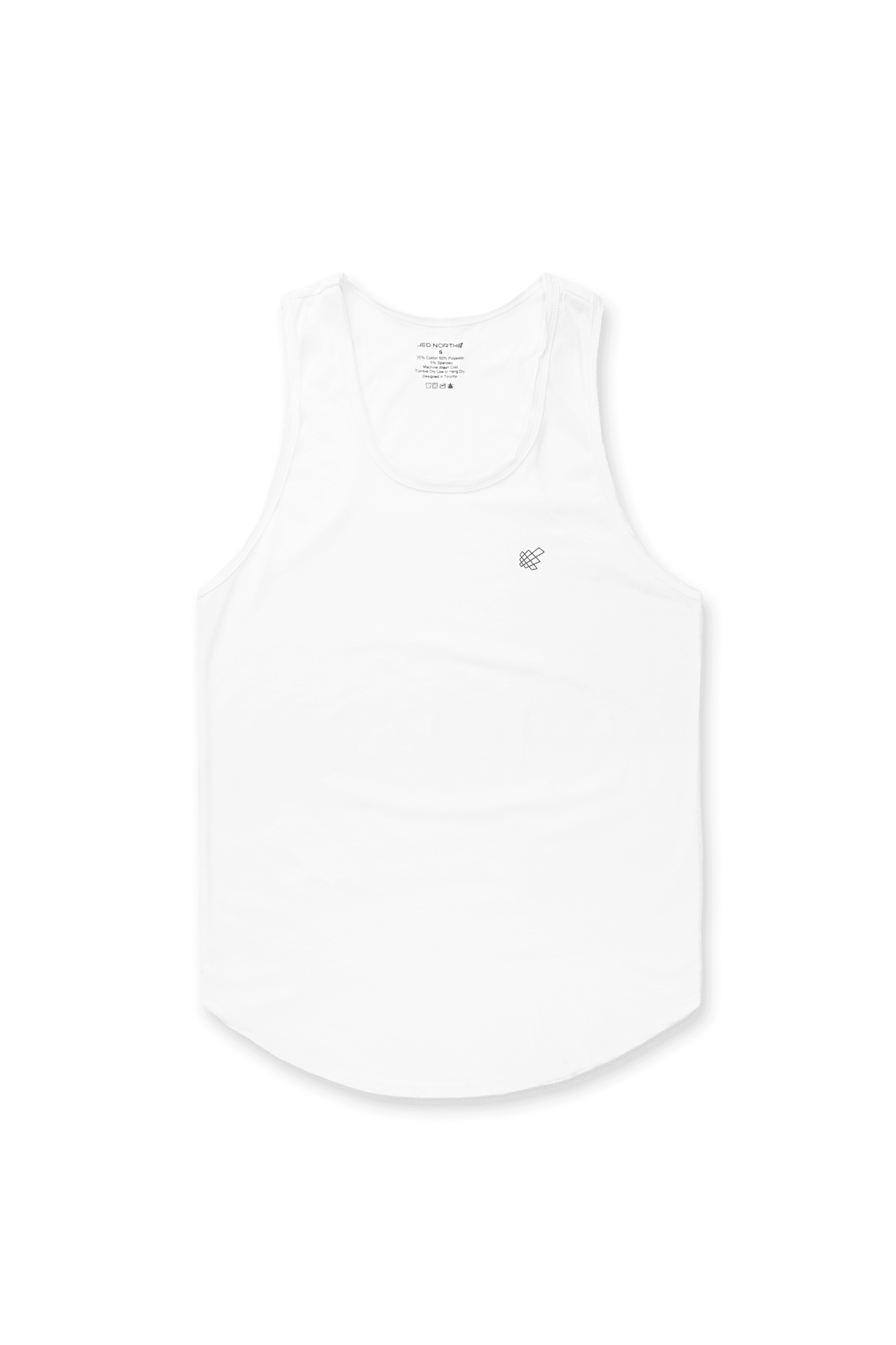 Vital Raw-Hem Tank Top - White - Jed North