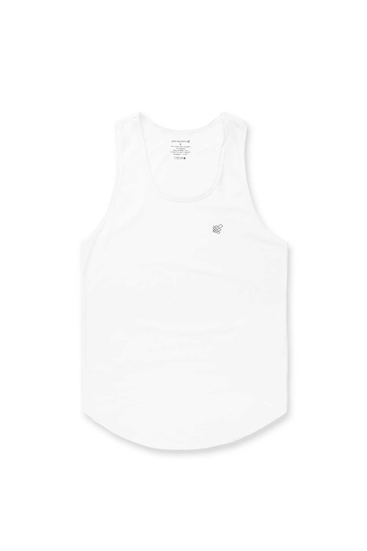 Vital Raw-Hem Tank Top - White - Jed North
