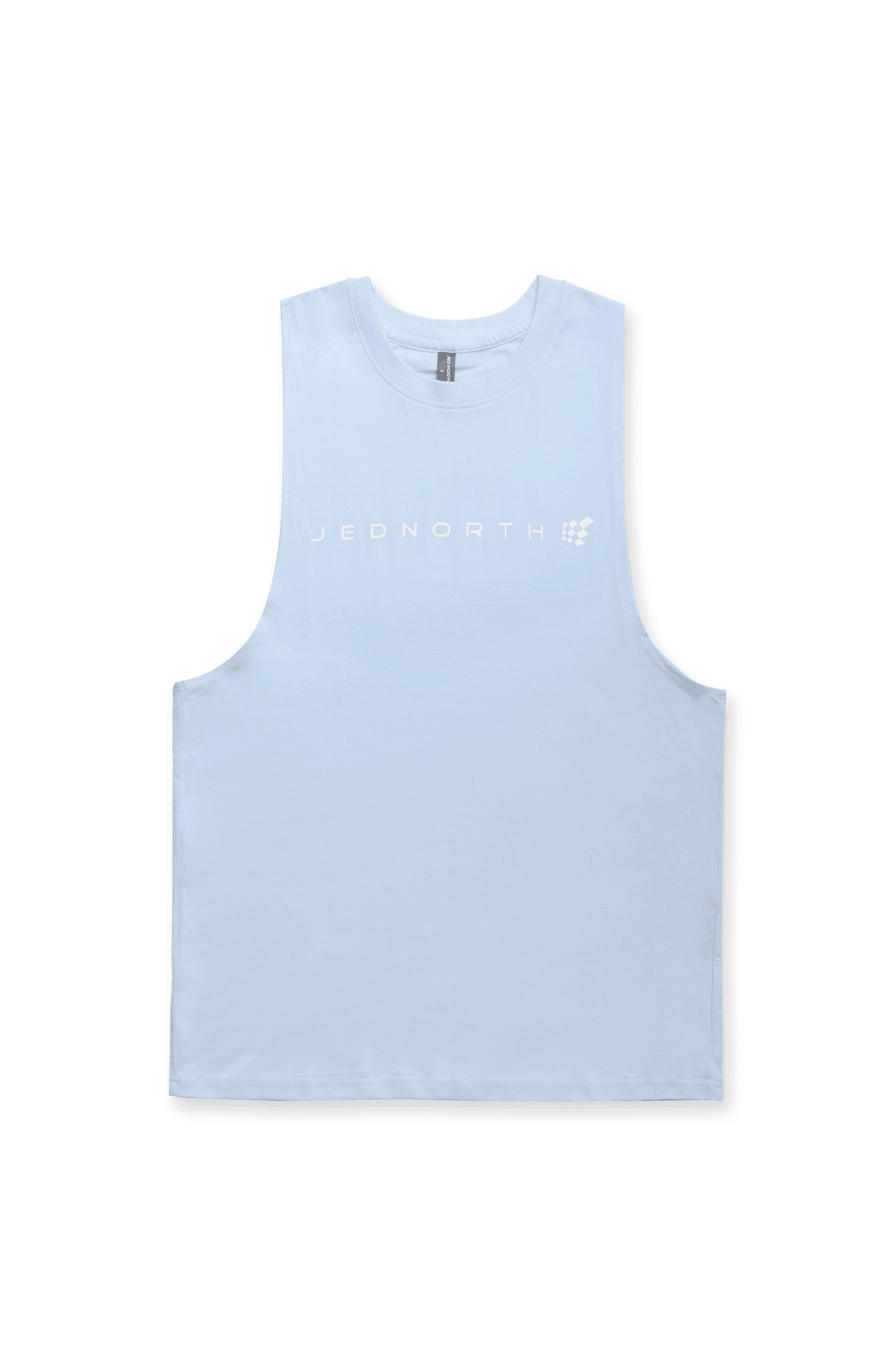 Men's Sleeveless Training Tee - Blue - Jed North