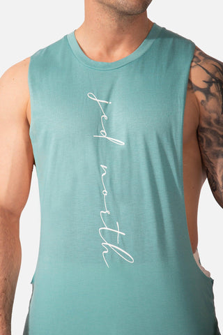 Flux Muscle Tee - Teal - Jed North
