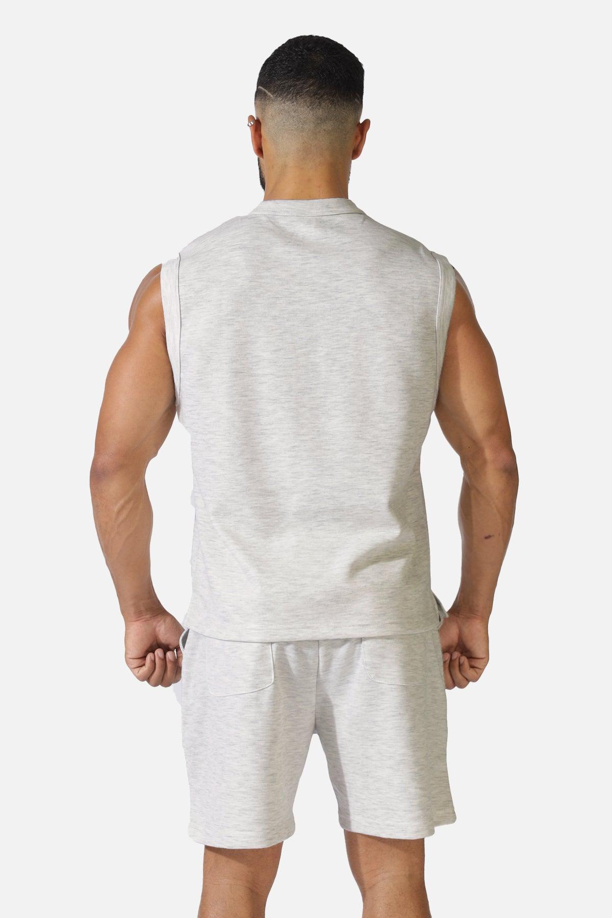 Amplify Casual Muscle Tee - Gray - Jed North