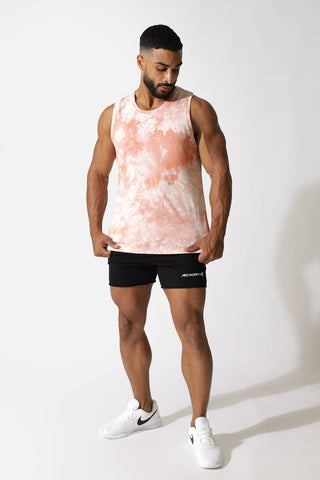 Momentum Training Muscle Tee - Tie Dye Red - Jed North