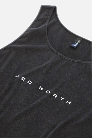 Heavy Duty Workout Tank Top - Washed Black - Jed North