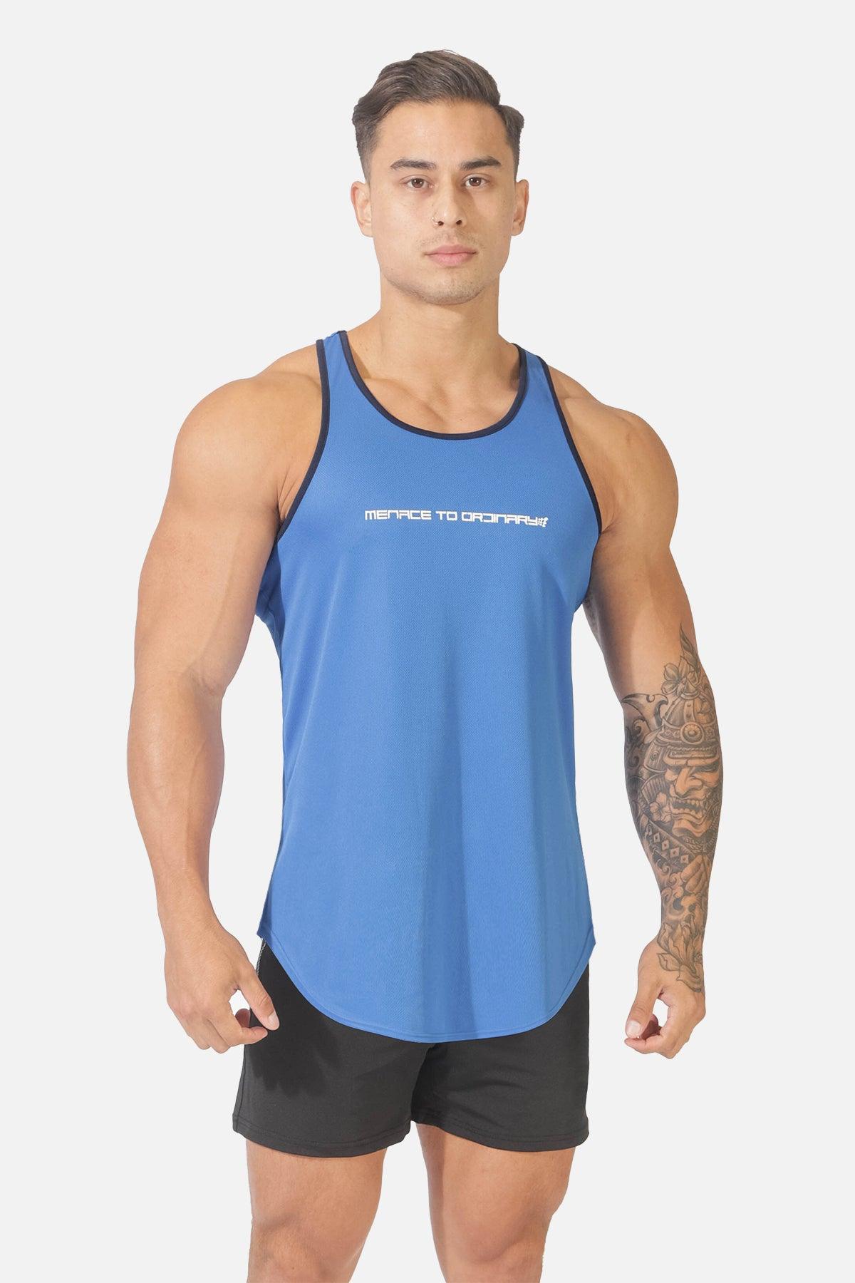 Utility Dri-Fit Workout Stringer - Blue - Jed North