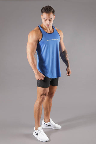Utility Dri-Fit Workout Stringer - Blue - Jed North