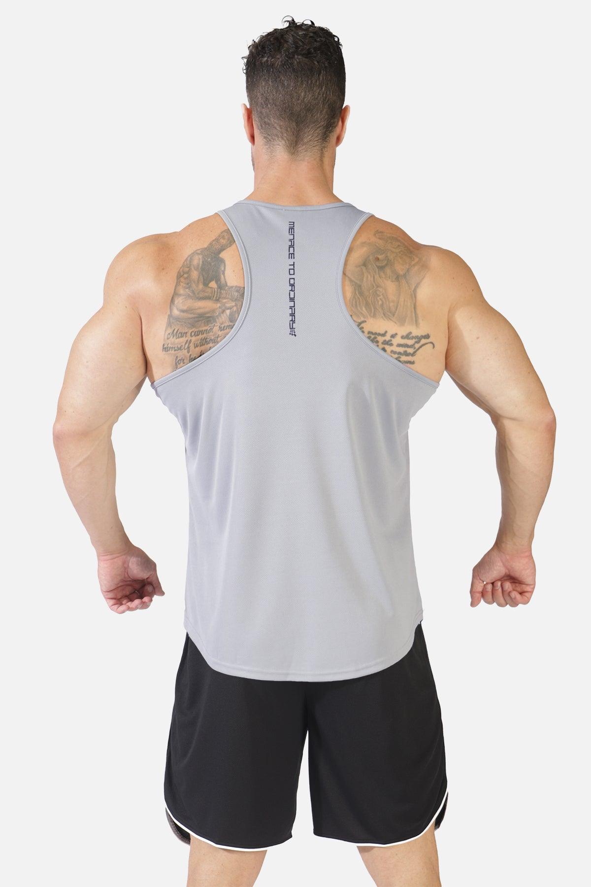 Utility Dri-Fit Workout Stringer - Silver - Jed North