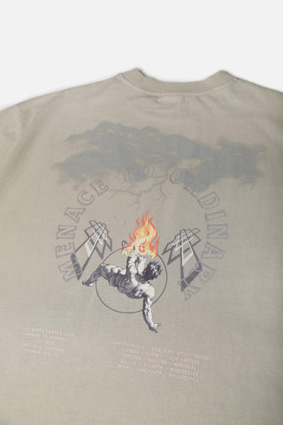 Vintage Oversized T-Shirt - Fire Storm - Jed North