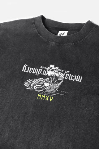 Vintage Oversized T-Shirt - Lightning Eagle - Jed North