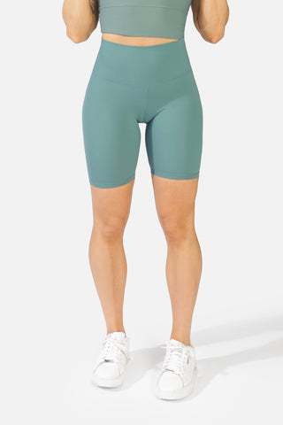Flow Biker Shorts - Green