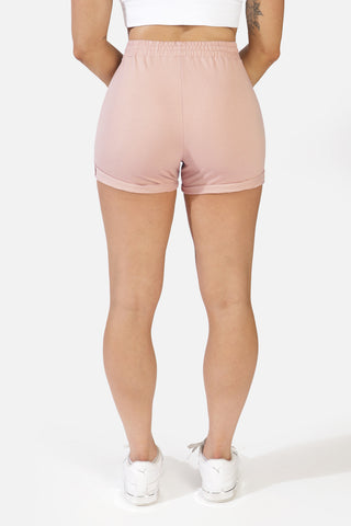 Kiki Lounge Shorts w Pockets - Nude Pink