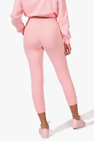 Adjustable Stretchy Lounge Joggers - Pink Women's Joggers Jed North 