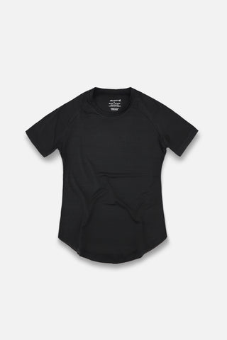 Flora Light-Weight Gym T-Shirt - Black