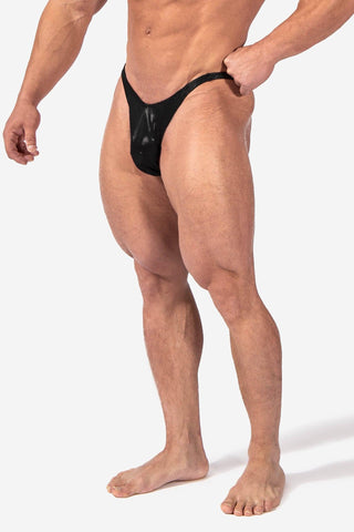 Bodybuilding Performance Posing Trunks - Black Pose Trunks Jed North 