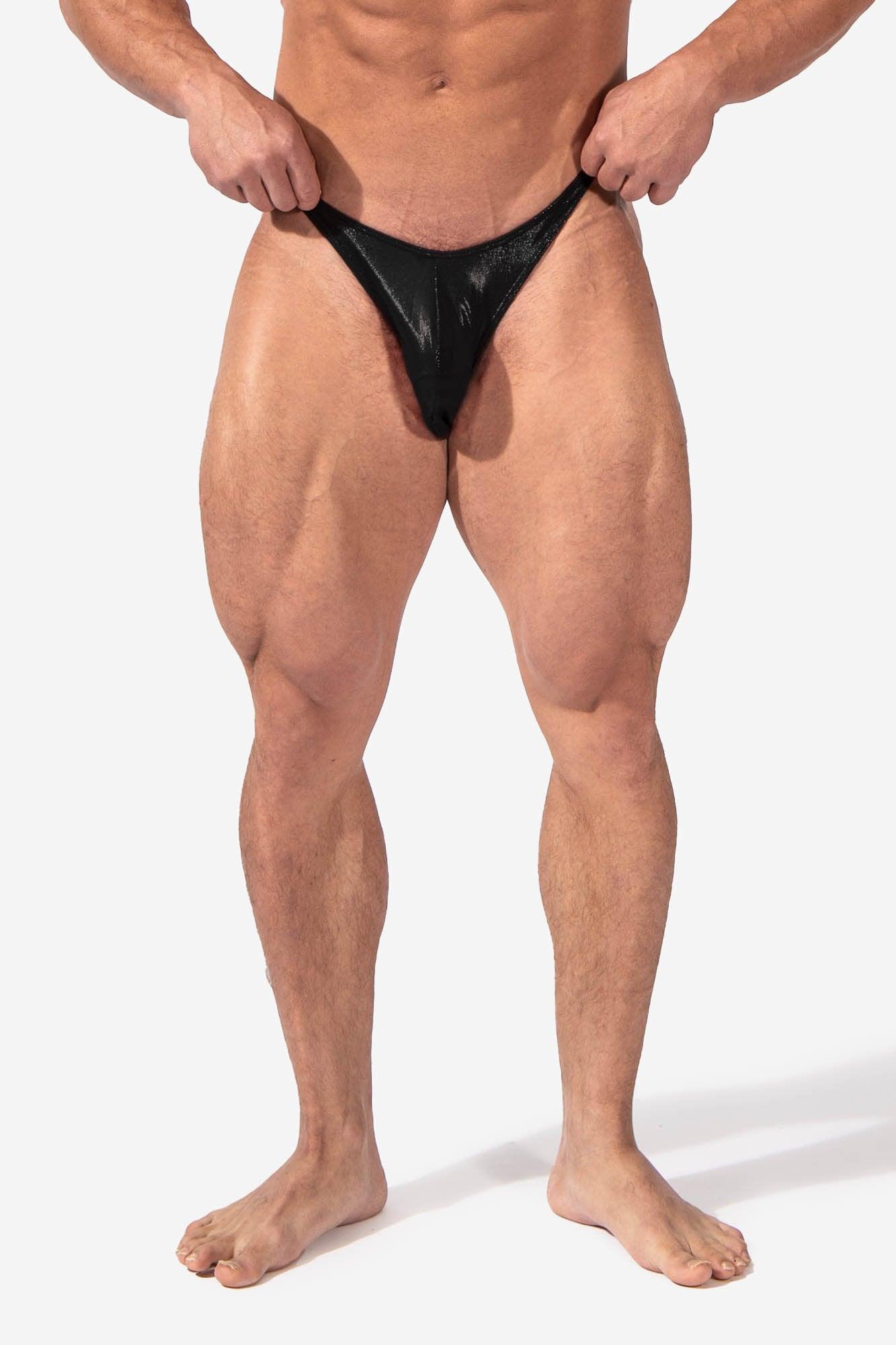 OROCOJUCO Men Whale Tail Bikini Bodybuilding Contest Posing Trunks