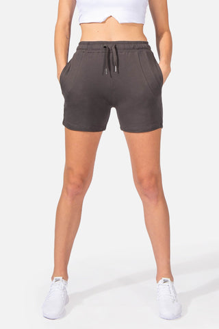 Casual Lounge Shorts with Pockets - Gray Women's shorts Jed North 