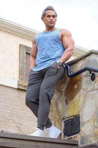 Hades Tapered Joggers - Gray - Jed North