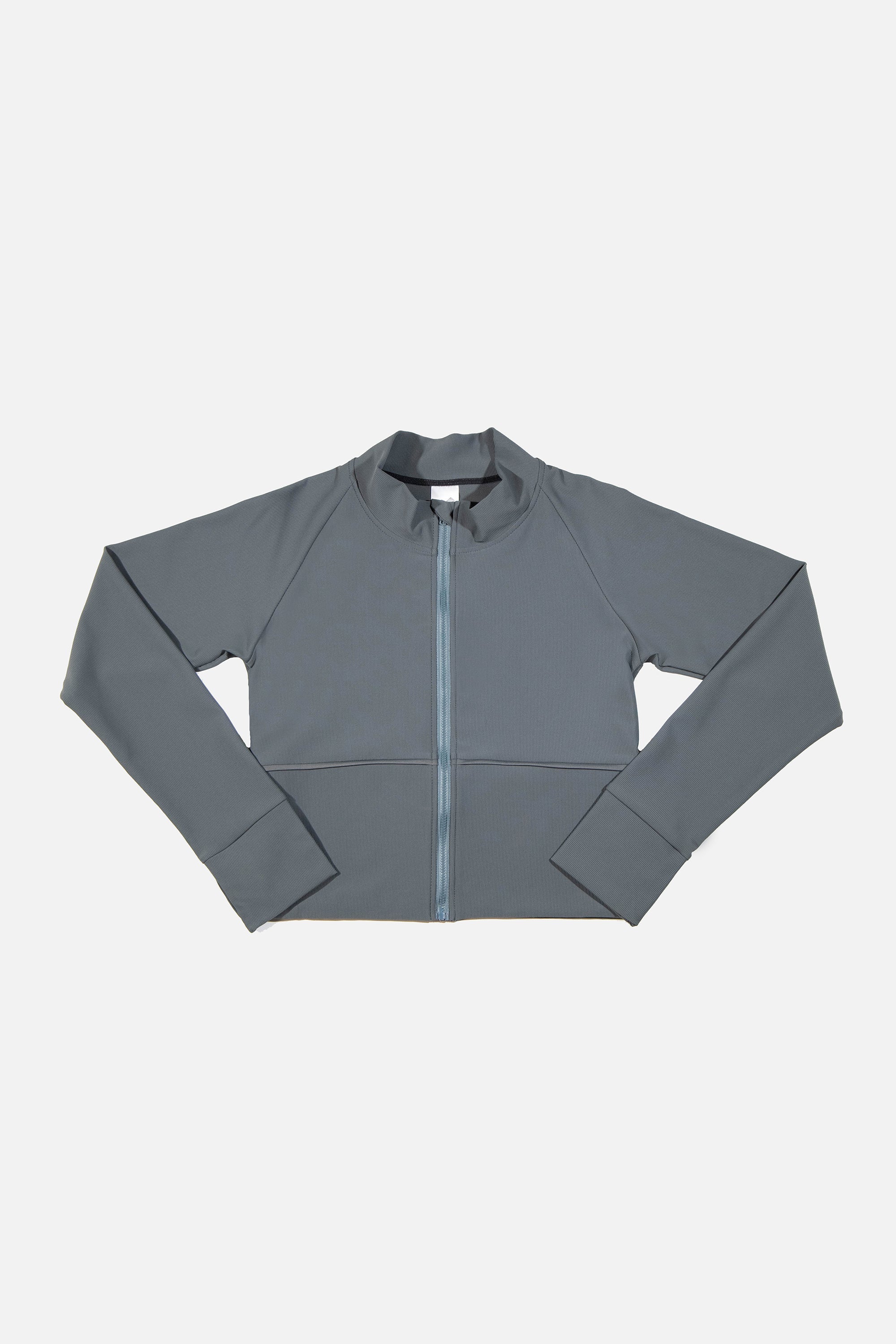Jet Setter Ribbed Zip-Up Sweater - Dark Gray JNW-LON Jed North 
