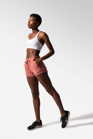 Low-Rise Running Shorts With Pockets - Pink Women's shorts Jed North 