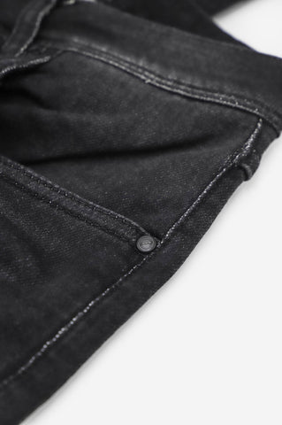 Men's Premium Classic Faded Wash Skinny Jeans - Black Men Bottoms Jed North 